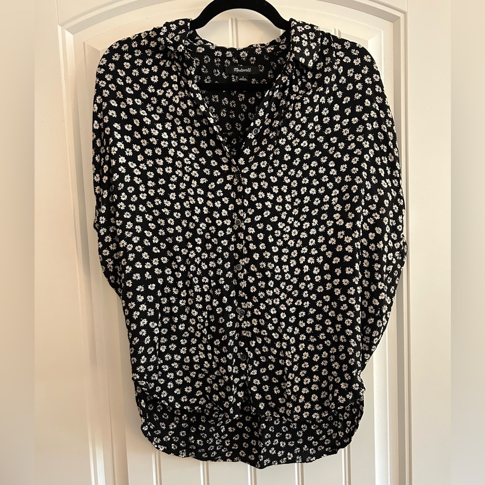 Madewell | Floral printed Central Drapey Shirt